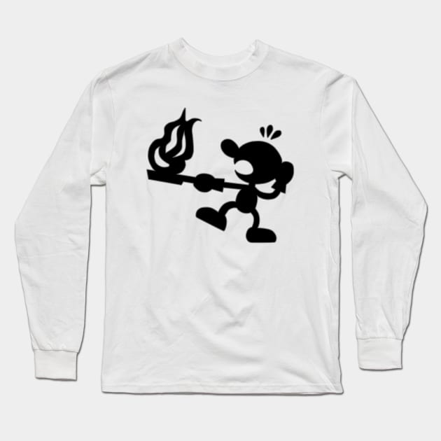 Mr. Game and Watch Long Sleeve T-Shirt by Togekisser